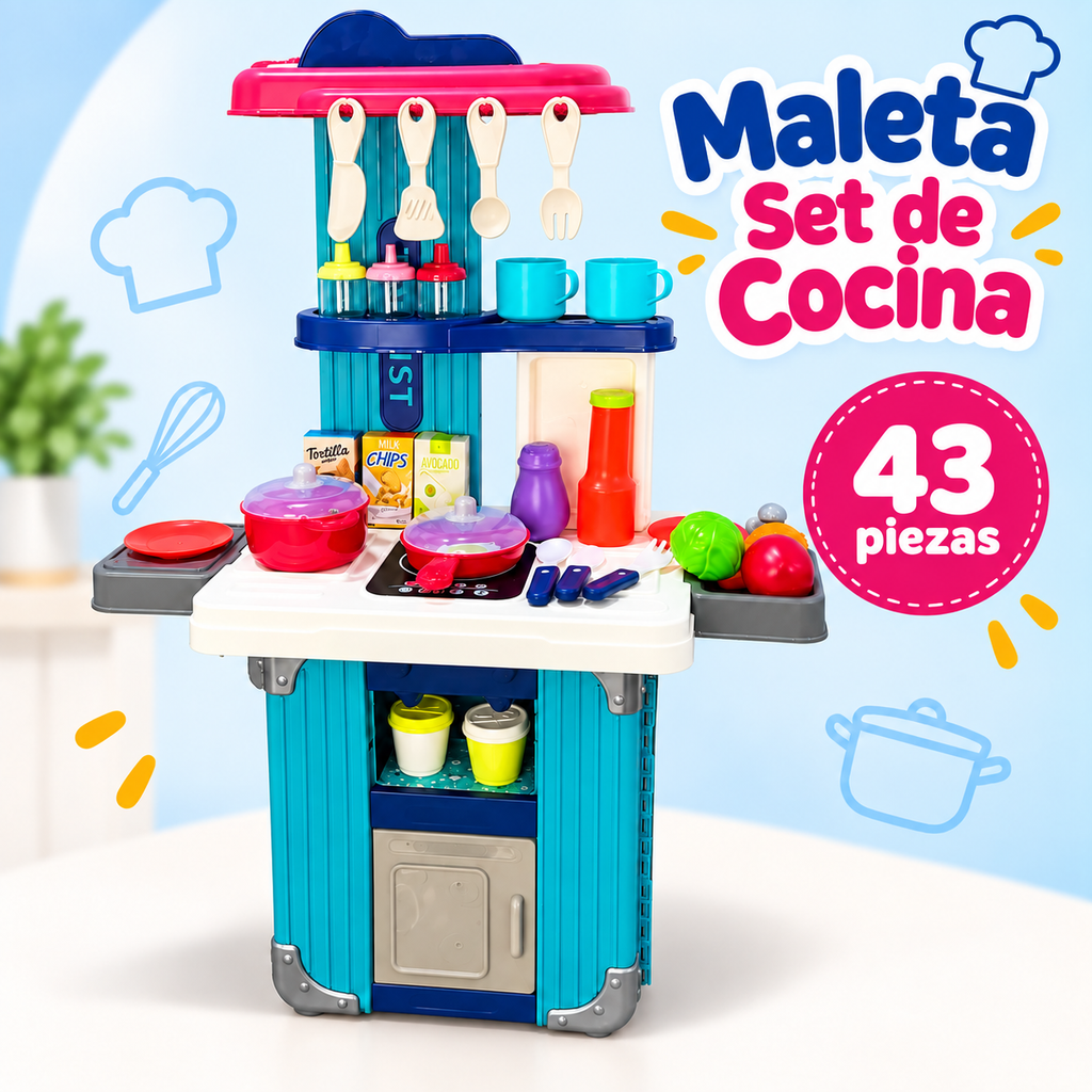 Maleta Set de Cocina con Accesorios