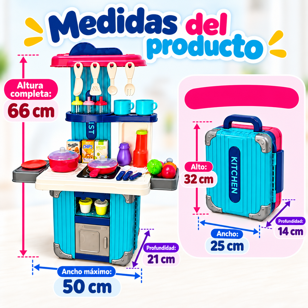 Maleta Set de Cocina con Accesorios