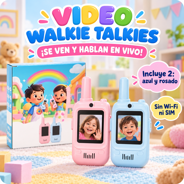Walkie-Talkie para Niños con Video HD