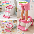 Escalera para Inodoro Infantil 3 en 1 con Reductor