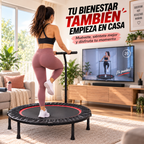 Trampolin Jumpin  de Ejercicio + Barra