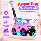 Carro Paseador y Montable 3 en 1