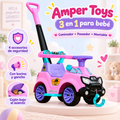 Carro Paseador y Montable 3 en 1