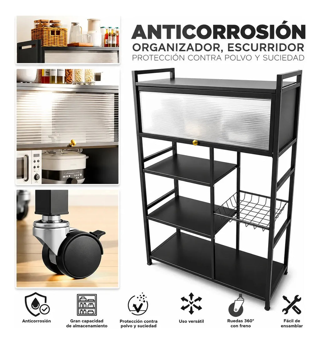 Mueble Organizador Metálico Para Cocina