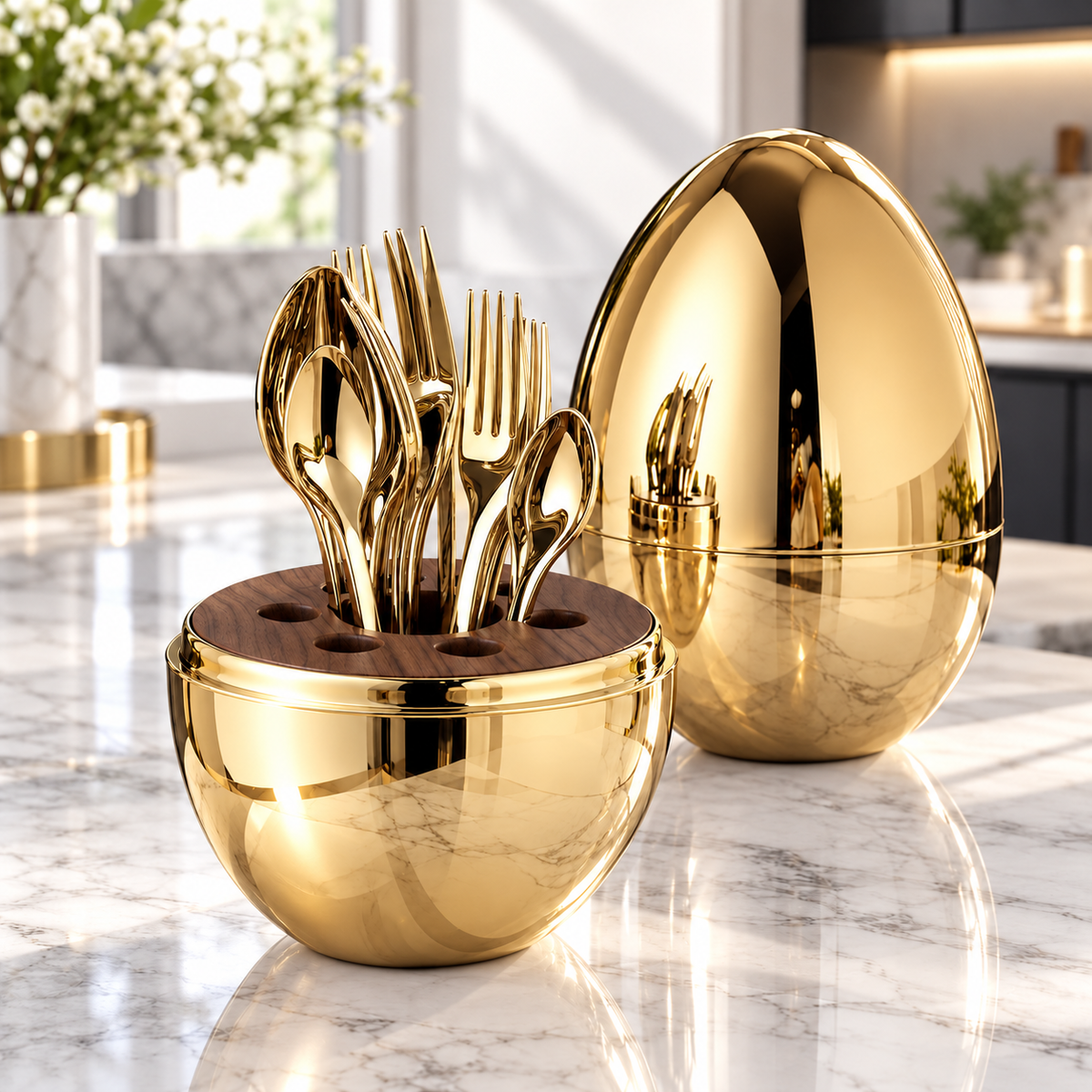 Set de Cubiertos Premium 24 Piezas | Elegancia para tu Mesa