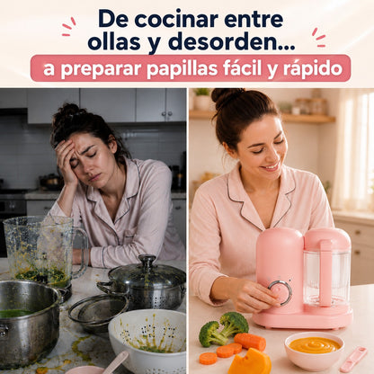 Procesador 4 en 1 para Bebé | Fácil, Rápido y Práctico