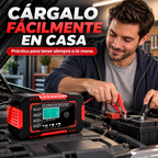 Cargador Bateria Carro Moto 12v Pantalla