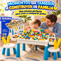 Mesa infantil de bloques de construcción