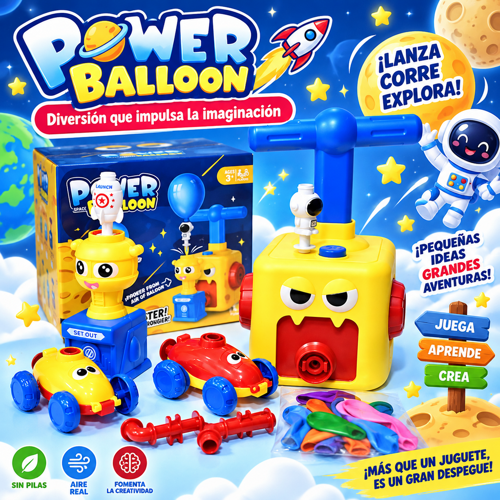 Kit Juguete Impulsador de globo Aumenta metabolismo