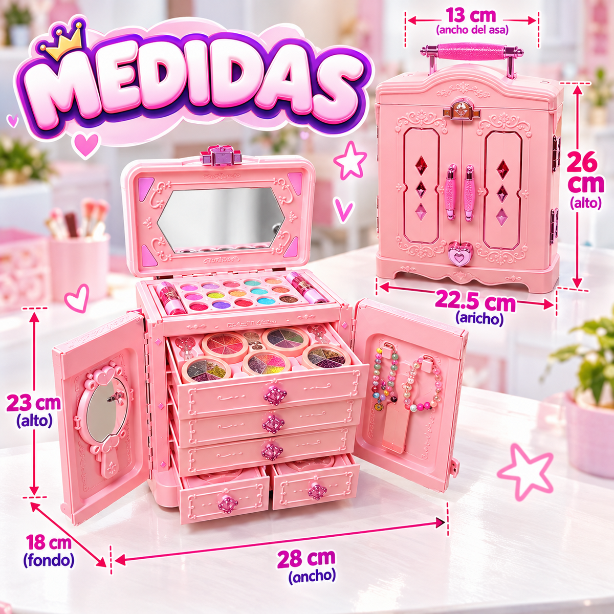 KIT DE MAQUILLAJE INFANTIL