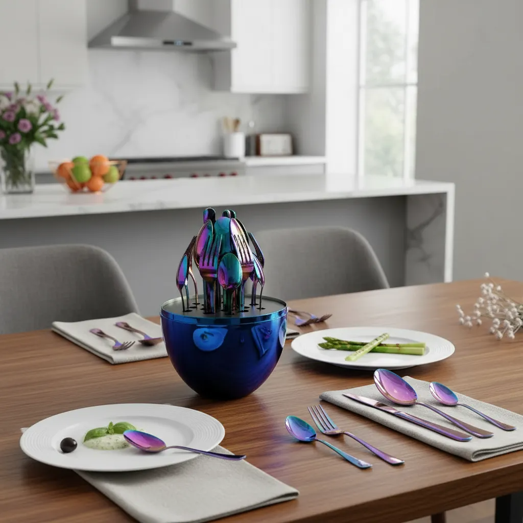 Set de Cubiertos Premium 24 Piezas | Elegancia para tu Mesa
